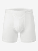 Classic Soft Boxer Brief (Horizontal Fly) - White