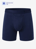 Classic Soft MicroModal Boxer Brief (Horizontal Fly) - Deep Blue