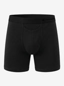 Classic Soft MicroModal Boxer Brief (Horizontal Fly) - Black
