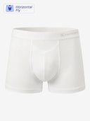 Classic Soft MicroModal Trunk (Horizontal Fly) - White