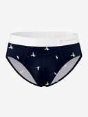 【Pre-Order】Classic Soft MicroModal Brief(Horizontal Fly) - Wild After Hours | Red Panda Rush