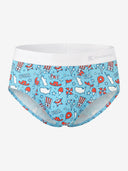Classic Soft MicroModal Brief(Horizontal Fly) - Liberty Lineup | Red, White & Weekend