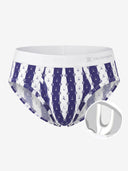 Zero-G™ MicroModal Brief (Side Fly) - Coastal Joy | Harbor Stripe