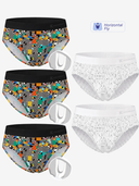 【Pre-Order】Pixel Pulse Glitch & Binary Briefs 5-Pack