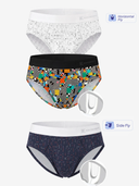 【Pre-Order】Pixel Pulse Glitch & Code Grid Briefs 3-Pack