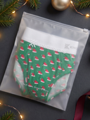 【Pre-Order】Zero-G™ MicroModal Brief（Side Fly） - Christmas | Hats Off, Santa