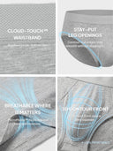 【Pre-Order】Classic Soft MicroModal Brief（Horizontal Fly） - Wild After Hours | Red Panda Rush