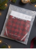 【Pre-Order】Zero-G™ MicroModal Brief（Side Fly） - Christmas | Crimson Cabin Check