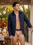 Zero-G™ MicroModal Brief (Side Fly) - Thanks Giving | Harvest Argyle