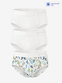 Classic Soft Brief 3-Pack · White / Bluebonnet Rodeo