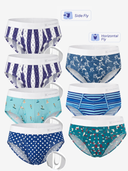 Coastal Vacation MicroModal Briefs 7-Pack