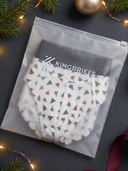 【Pre-Order】Classic Soft MicroModal Brief（Horizontal Fly）- Christmas | Tree Twist