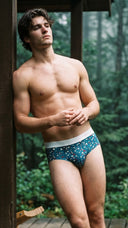 【Pre-Order】 Classic Soft MicroModal Brief (Horizontal Fly) - Pixel Pulse