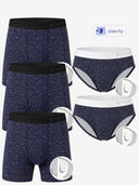 【Pre-Order】Pixel Pulse Code Grid Brief & Boxer Brief 5-Pack