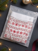 【Pre-Order】Classic Soft MicroModal Brief（Horizontal Fly）- Christmas | Snowflake Sweater Party