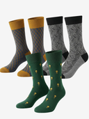 Signature Mercerized Cotton Dress Socks 3-Pack