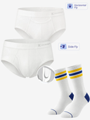 Classic Soft + Zero-G™ Briefs & Vintage Crew Socks 3-Pack Set