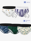 Coastal Island Vacation Brief 5-Pack