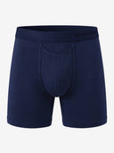 Classic Soft Boxer Brief (Horizontal Fly) - Deep Blue