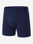 Classic Soft Boxer Brief (Horizontal Fly) - Deep Blue