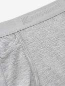 Classic Soft Boxer Brief (Horizontal Fly) - Light Gray
