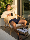 Classic Soft Boxer Brief (No Fly) - Deep Blue