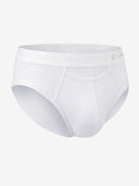 Classic Soft MicroModal Brief(Horizontal Fly)- White