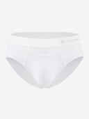 Classic Soft MicroModal Brief(Horizontal Fly)- White