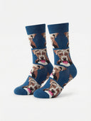 Essential Everyday Cotton Crew - Dark Blue