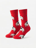 Essential Everyday Cotton Crew - Red