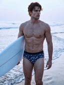 【Pre-Order】Classic Soft MicroModal Brief - Shark Current