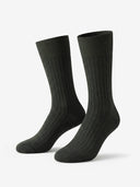 Signature Mercerized Cotton Crew - Military green