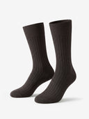 Signature Mercerized Cotton Crew - Dark Coffee