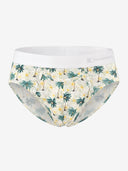 【Pre-Order】Classic Soft MicroModal Brief（Horizontal Fly） - Island Ease | Blue Shade
