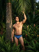 【Pre-Order】Classic Soft MicroModal Brief（Horizontal Fly） - Island Ease | Blue Shade