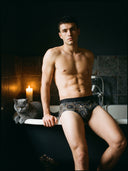 【Pre-Order】 Classic Soft MicroModal Brief (Horizontal Fly) - Wild Weekend