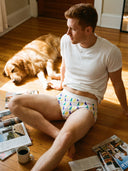 【Pre-Order】 Classic Soft MicroModal Brief (Horizontal Fly) - Wild Weekend