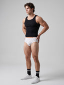 【Pre-Order】Classic Soft MicroModal Brief（Horizontal Fly） - Pixel Pulse | Binary Drift