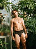 Classic Soft MicroModal Brief（Horizontal Fly） - Island Ease | Mushroom Mood