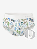 【Pre-Order】 Zero-G™ MicroModal Bluebonnet Rodeo Brief (Side Fly) - Saddle & Stakes