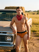 【Pre-Order】Zero-G™ MicroModal Brief（Side Fly） - Saddle & Stakes | Sheriff Stripe
