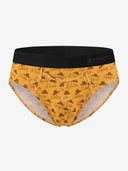 【Pre-Order】Classic Soft MicroModal Brief（Horizontal Fly） - Saddle & Stakes | Golden Rodeo Script