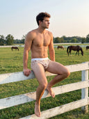 【Pre-Order】Zero-G™ MicroModal Brief (Horizontal Fly) - Saddle & Stakes | Rodeo Sketch