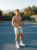 【Pre-Oder】 Relaxed Fit Knit Boxer (Button Fly) - Tennis Club Days | First Serve Stripe