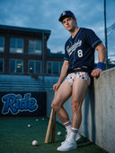 【Pre-Order】Classic Soft MicroModal Brief（Horizontal Fly） - Diamond Club |Home Run Gear