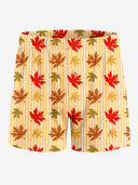 【Pre-Oder】 Relaxed Fit Knit Boxer (Button Fly) - Fall Outing | Trail Maples