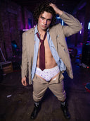 【Pre-Order】Classic Soft MicroModal Brief（Horizontal Fly） -Halloween  | Ghost Candy