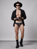【Pre-Order】Classic Soft MicroModal Brief（Horizontal Fly） -Halloween  | Midnight Boo