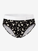 【Pre-Order】Classic Soft MicroModal Brief（Horizontal Fly） -Halloween  | Midnight Boo