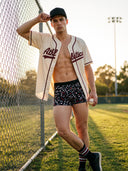 【Pre-Order】Classic Soft MicroModal Trunk（Horizontal Fly） - Diamond Club | After Dark Baseball